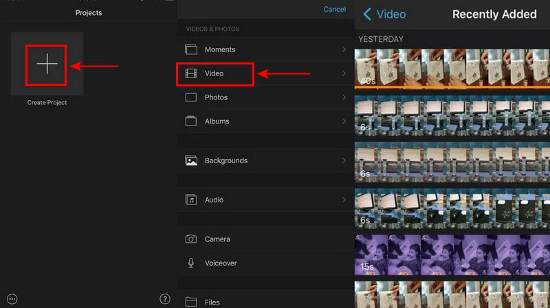 iMovie เบลอวิดีโอ