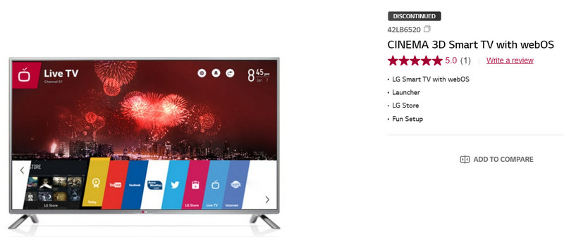 LG 3D TV