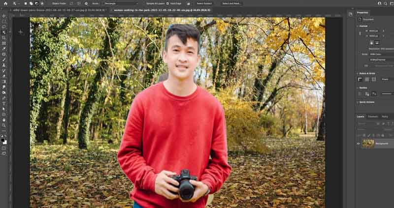 Photoshop Aggiungi persona