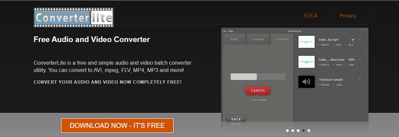 Converter Lite แปลงความละเอียดวิดีโอ