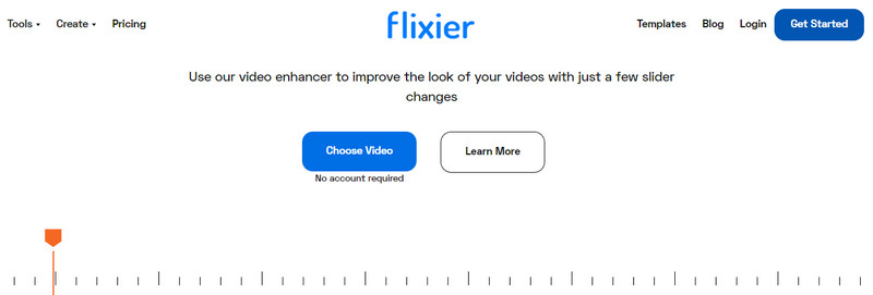 Flixier Video Enhancer na mreži