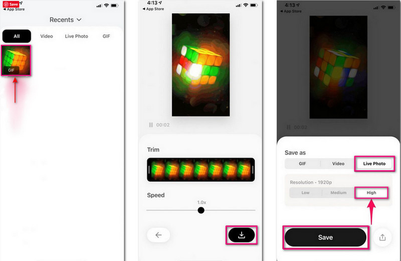 GIF Convert iPhone