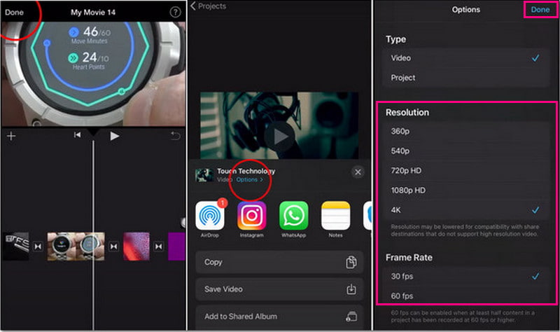 iMovie iPhone'da Video Nasıl Netleştirilir