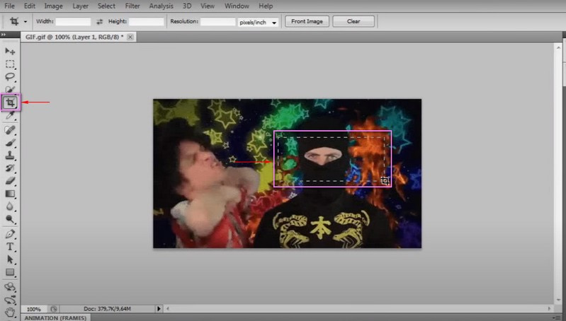 Photoshop Cắt ảnh GIF