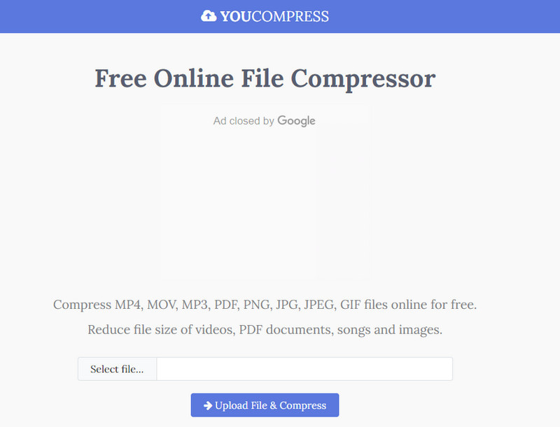 Trình nén ảnh GIF YouCompress