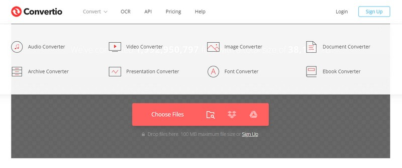 برنامج Convertio GIF Video Converter