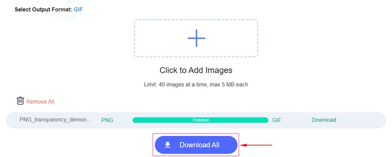 Unduh Format File PNG ke GIF yang Dikonversi