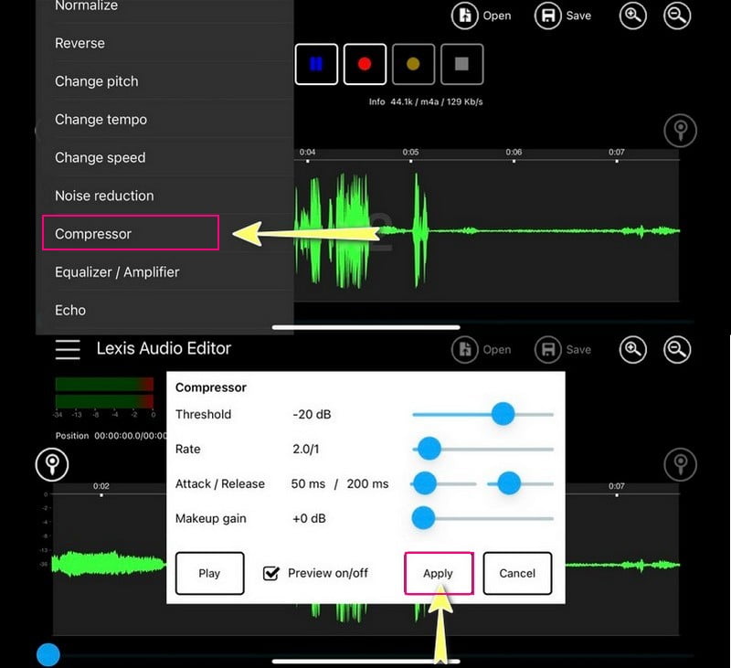 Come comprimere file audio su iPhone e Android