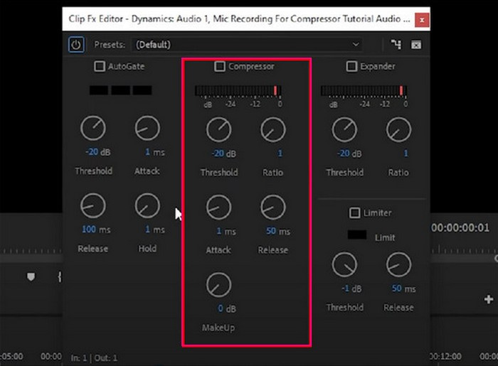 How to Compress Audio in Premiere