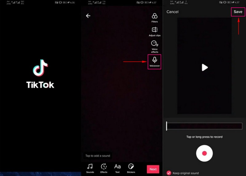 كيفية عمل VoiceOver على TikTok