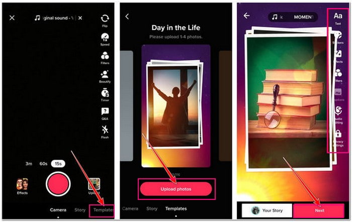 Cara Membuat Slideshow Menggunakan Template TikTok