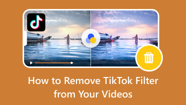 Ta bort TikTok-filtret från din video
