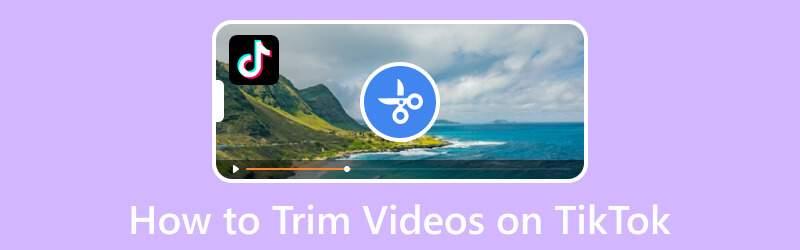 Trim video på TikTok