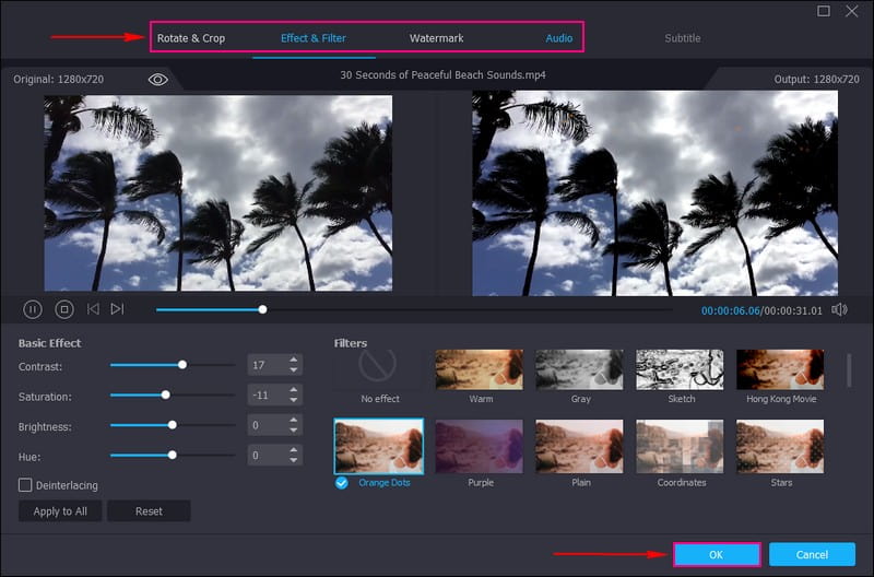 Use Editing Options