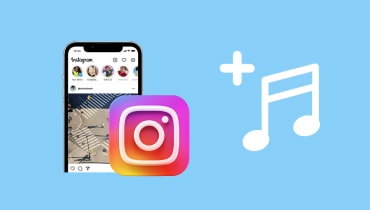 Dodaj muzykę do historii na Instagramie