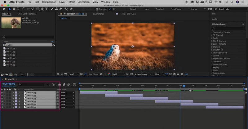 After Effects Premiere Hvordan lage en lysbildefremvisning på Windows og Mac