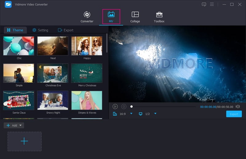 MV Vidmore Video Converter