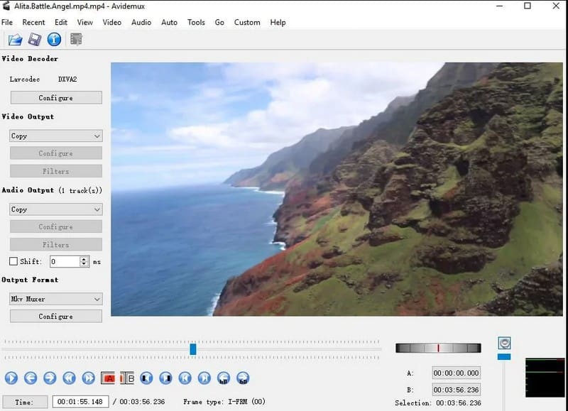 Editor videa Avidemux Mod