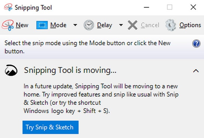 Slik bruker du Windows Snipping Tool