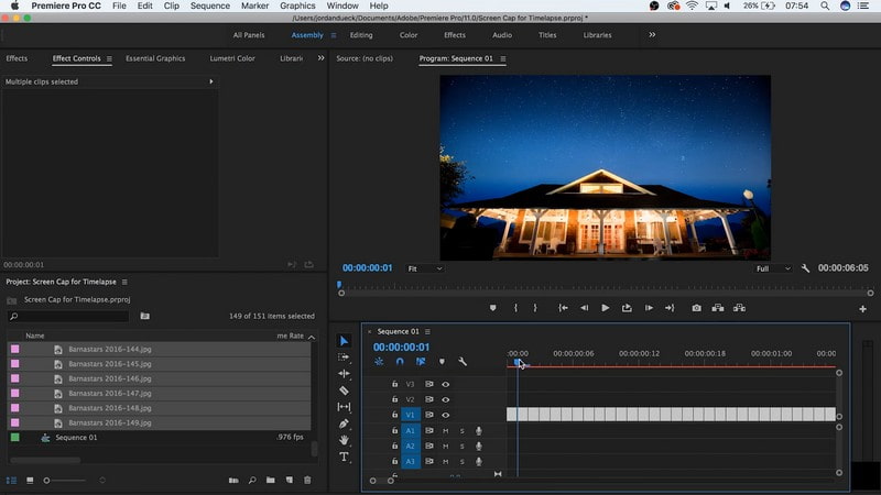Premiere Pro How to Make a Timelapse Video