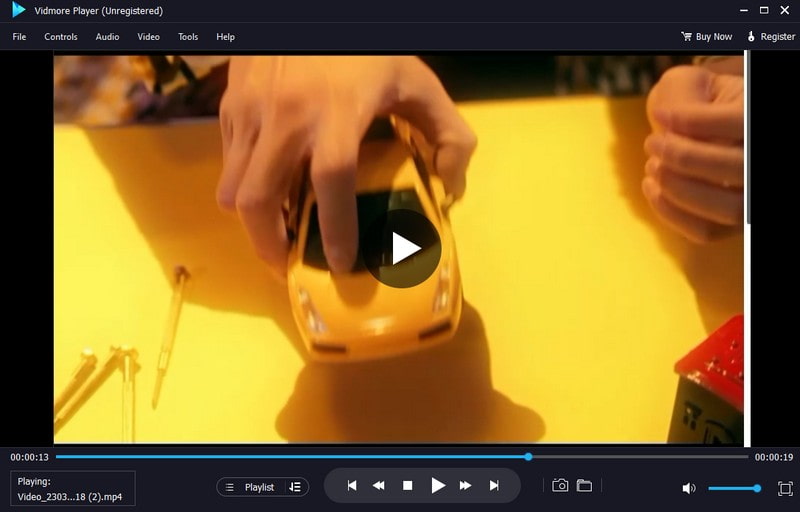 Vidmore Player เครื่องเล่นวิดีโอ HEVC