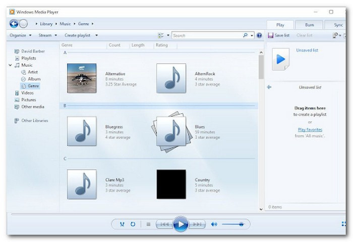Windows Media Player MIDI Player