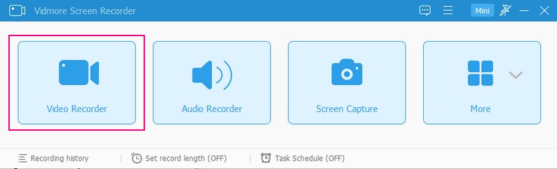 Válassza a Video Recordert