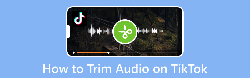 Cortar áudio no TikTok