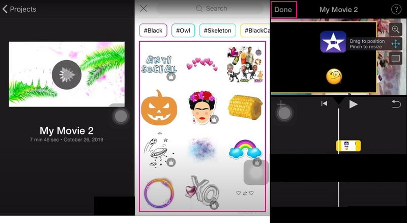 Add Emoji to Video iPhone