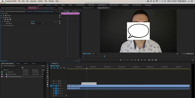 Tambahkan Buih Pertuturan pada Video pada PC