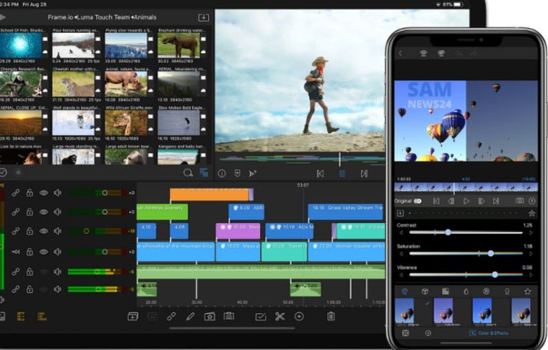 LumaFusion Migliore app per l'editing video con droni