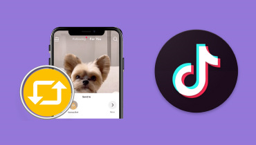 Repost på TikTok