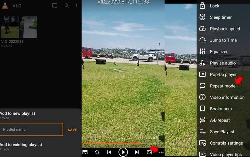 Cách lặp video trên VLC