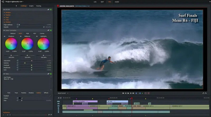 LightWorks Best Video Editor for OBS Recorded Video