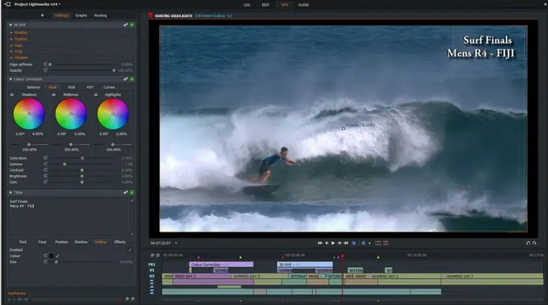 LightWorks El mejor editor de vídeo para vídeo grabado OBS