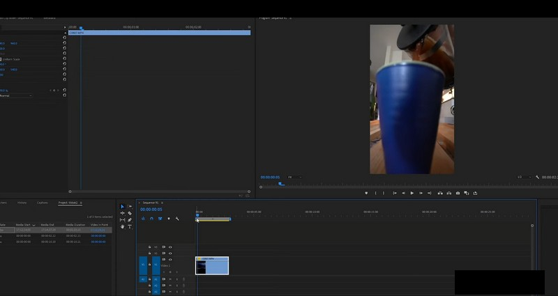 Editor de vídeo vertical Premiere Pro