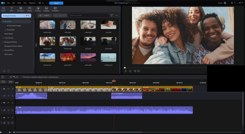 Software de editare video Cyberlink Powerdirector pentru începători