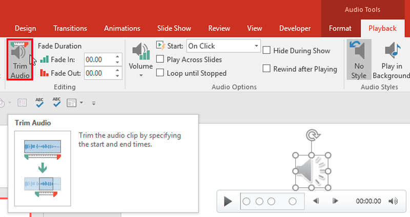 Chỉnh sửa lồng tiếng trên Powerpoint