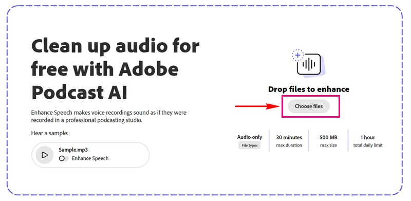 ปรับปรุงเสียงด้วย Adobe Podcast