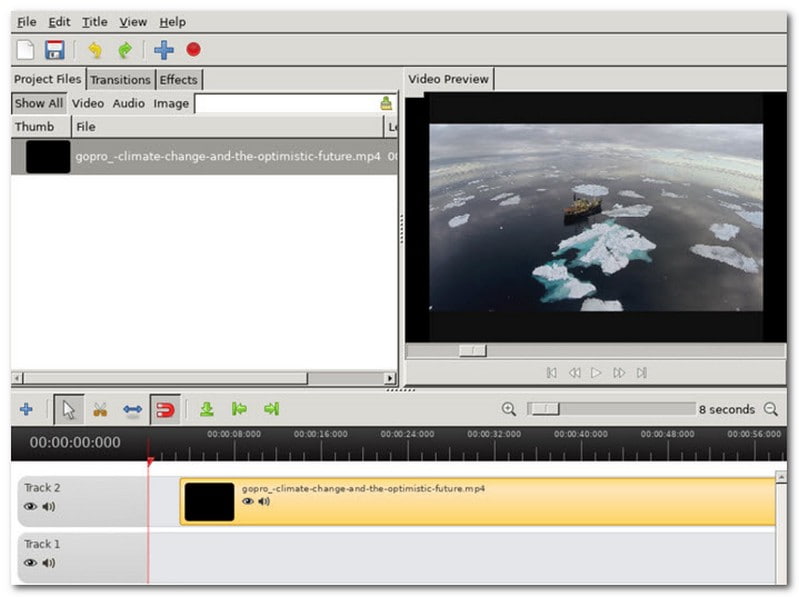 Openshot nejlepší video editor pro Chromebook