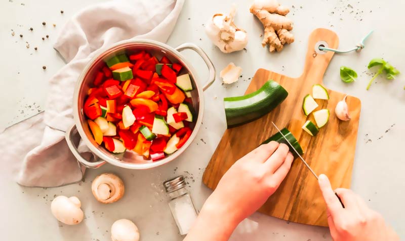 Prepare ingredientes para fazer um vídeo saboroso