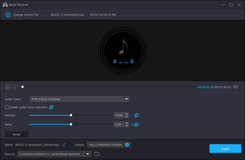 Vidmore Video Converter 替代 Adobe Voice Enhancer