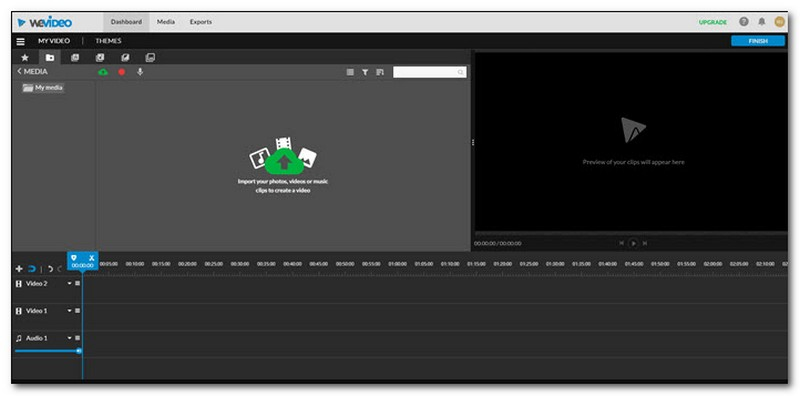 WeVideo עורך הווידאו הטוב ביותר עבור Chromebook