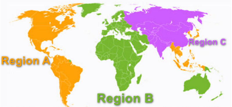 Регион Blu-ray