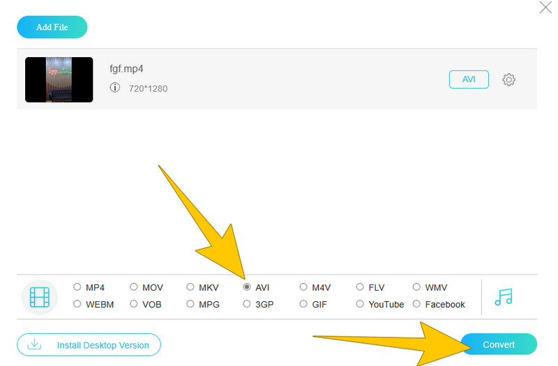 Convert the Choppy Video Online