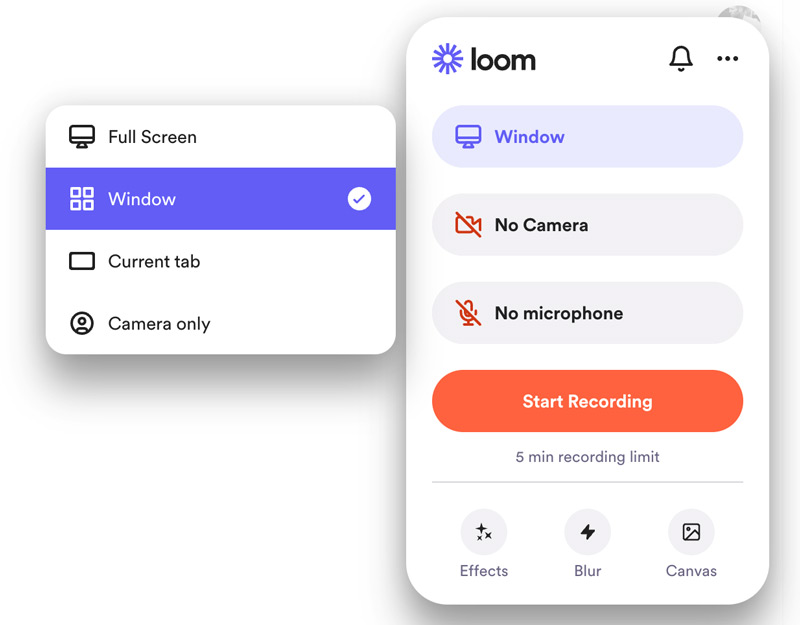 Loom Chrome Uzantısını Kullanın