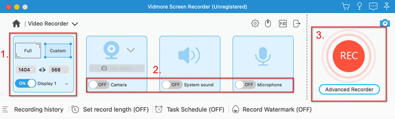 Registratore dello schermo Vidmore