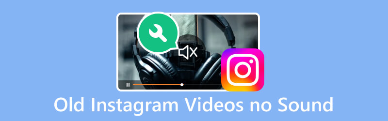 Gamla Instagram-videor utan ljudreparation