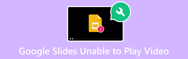 Google Slides לא מצליח להפעיל וידאו