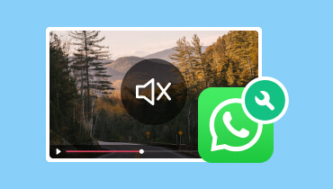 Reparer WhatsApp-video uten lyd